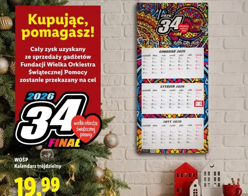 kalendarz ścienny