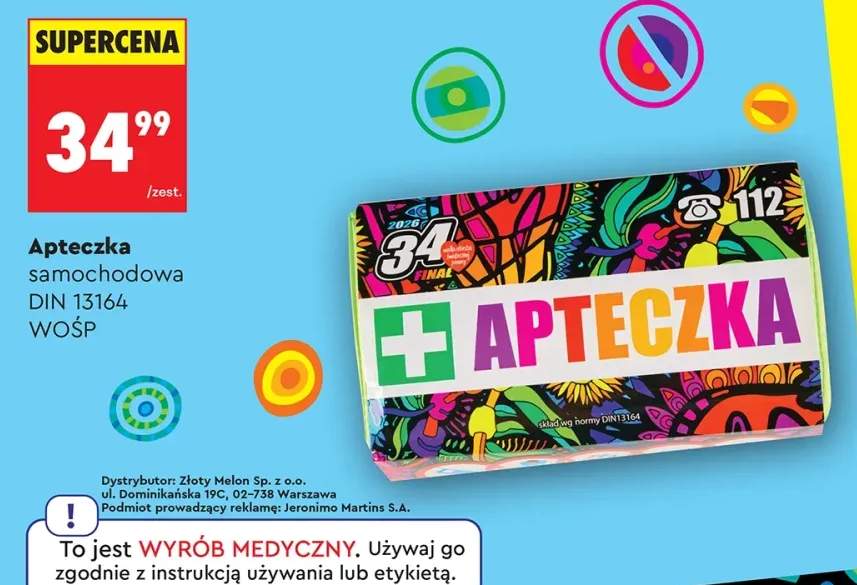 apteczka samochodowa