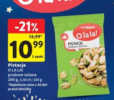 pistacje prażone