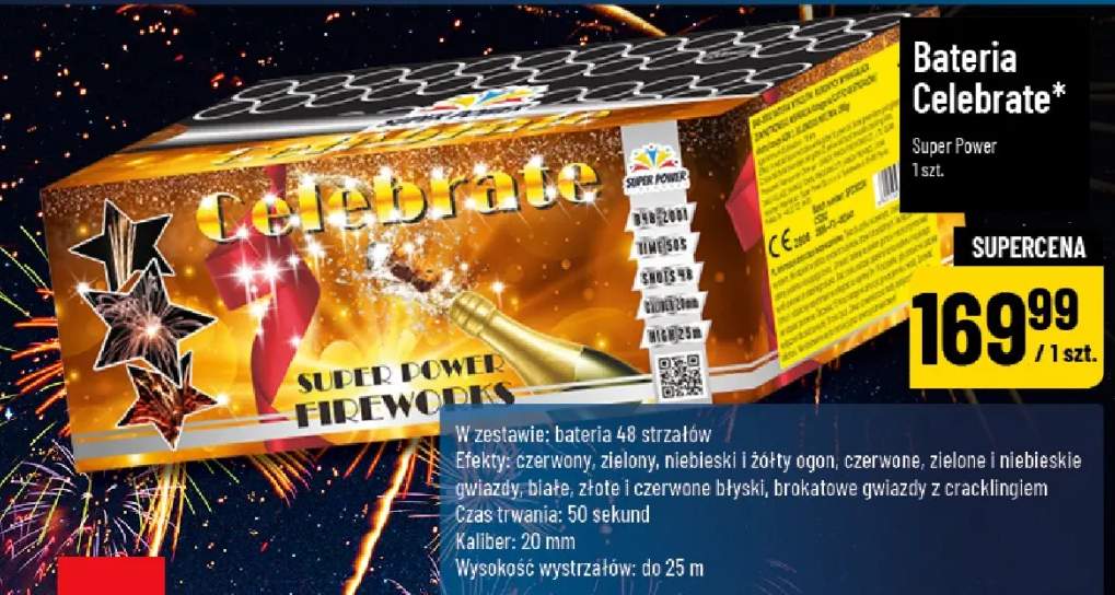 fajerwerki bateria