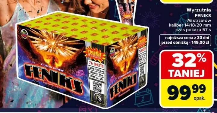 fajerwerki wyrzutnia