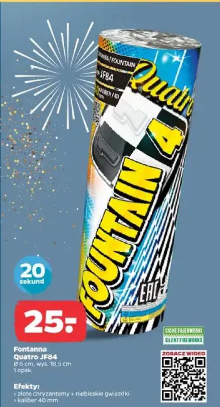 fajerwerki fontanna