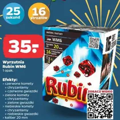 fajerwerki wyrzutnia