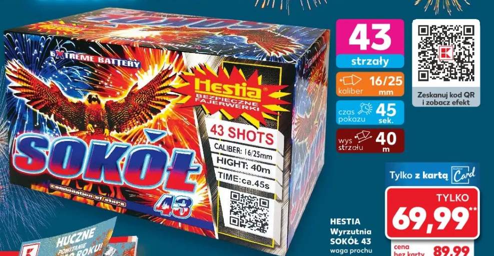 fajerwerki wyrzutnia