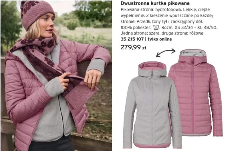 kurtka pikowana damska