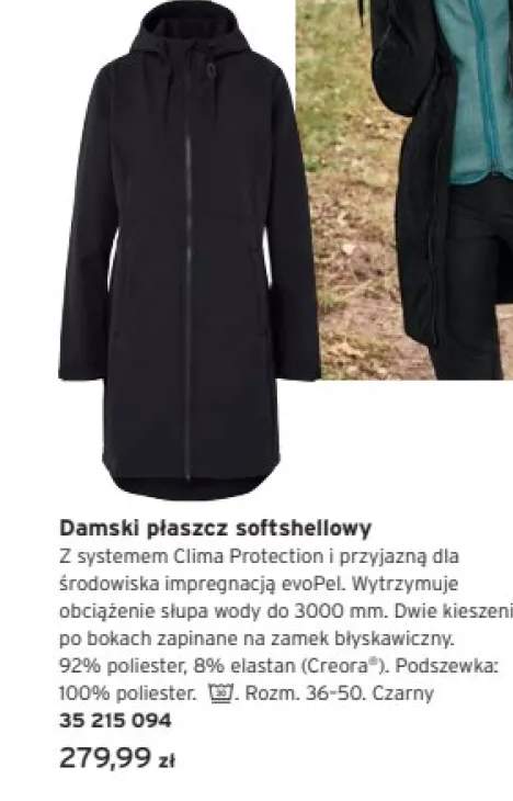 płaszcz softshell damski