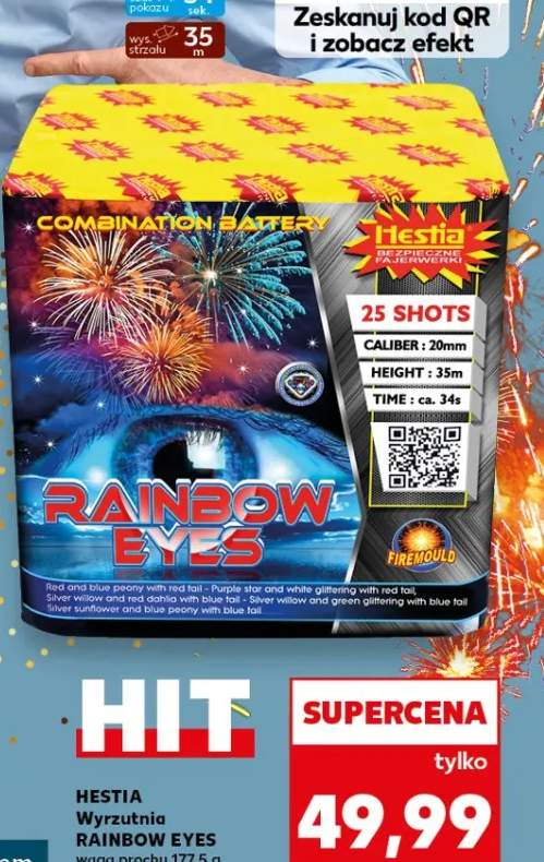 fajerwerki wyrzutnia