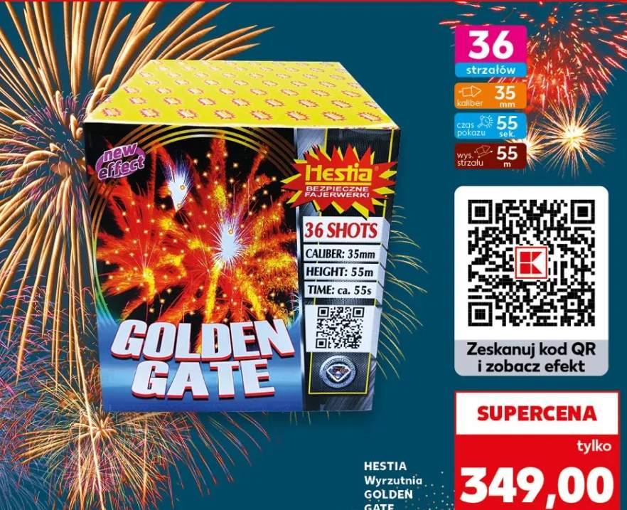 fajerwerki wyrzutnia