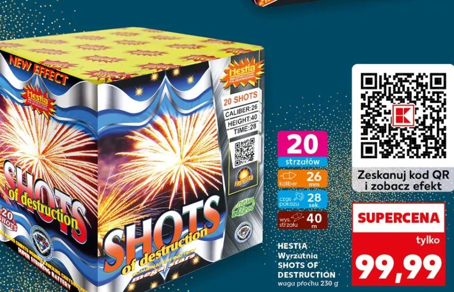 fajerwerki wyrzutnia