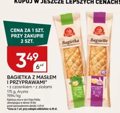 bagietka z masłem czosnkowym