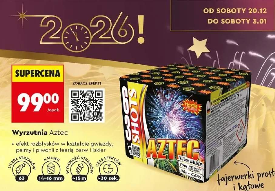 fajerwerki wyrzutnia