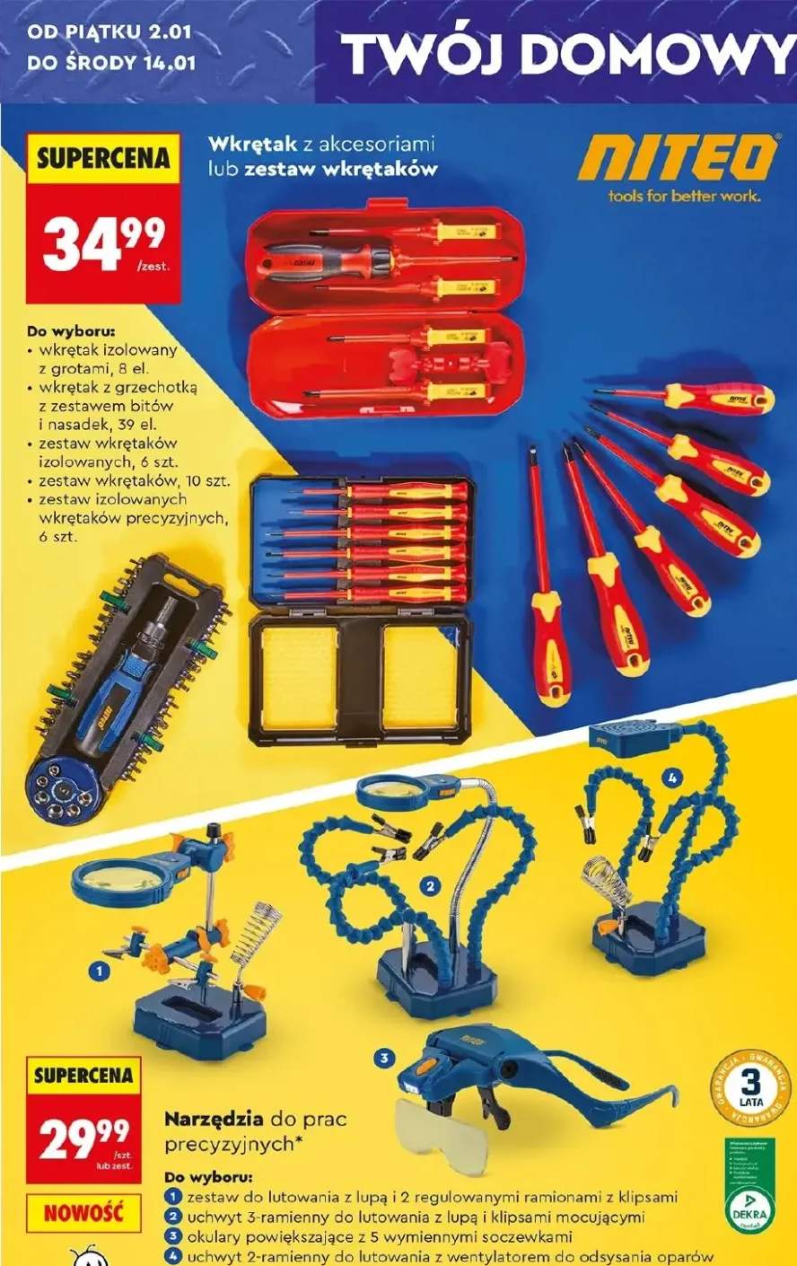 zestaw narzędzi precyzyjnych