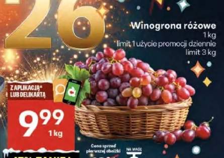 winogrona różowe