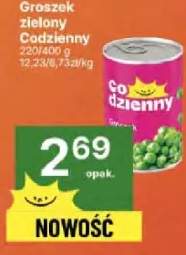 groszek zielony w puszce