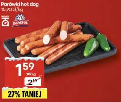 hot dog z parówką