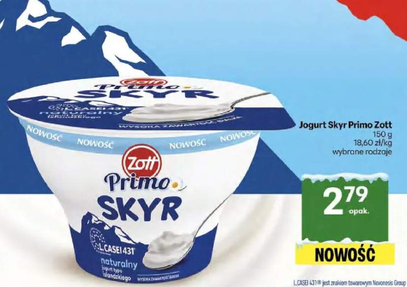 Skyr jogurt islandzki