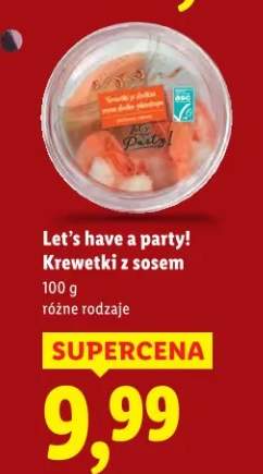 krewetki w sosie