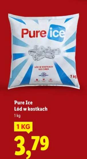 lód w kostkach