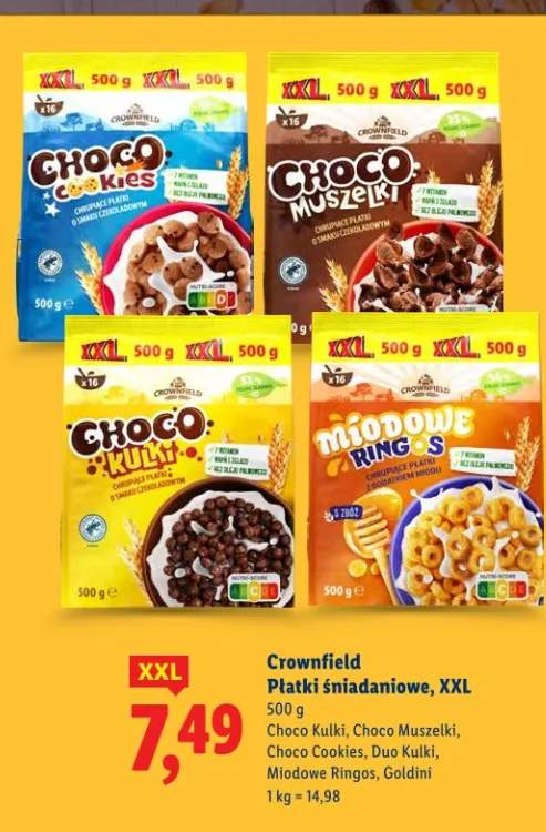 płatki śniadaniowe