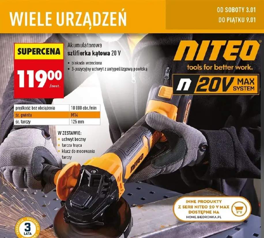 szlifierka kątowa akumulatorowa