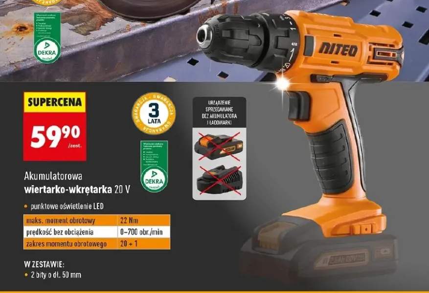 wiertarko-wkrętarka akumulatorowa