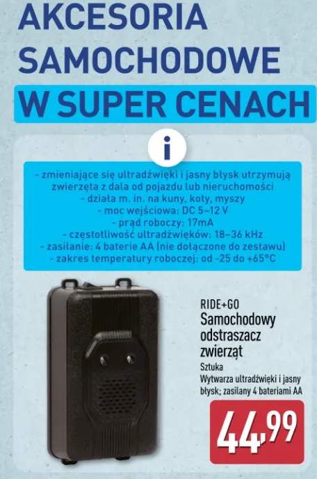 odstraszacz zwierząt