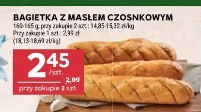 bagietka z masłem czosnkowym