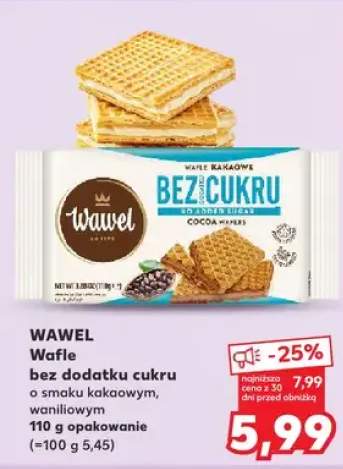 wafle bez cukru