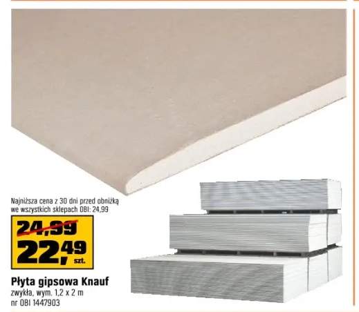 płyta gipsowa wewnętrzna