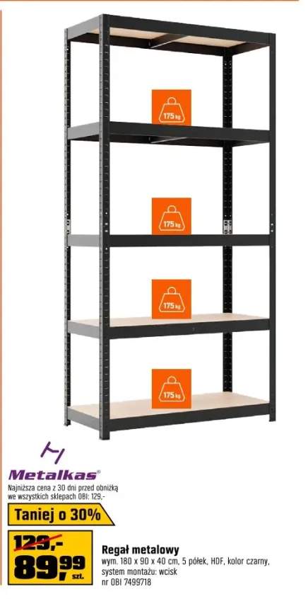 regał metalowy