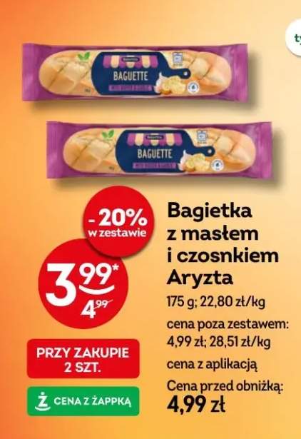 bagietka z masłem czosnkowym