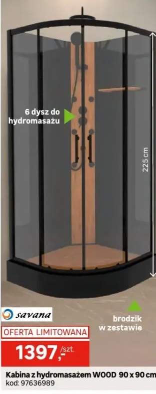 kabina z hydromasażem