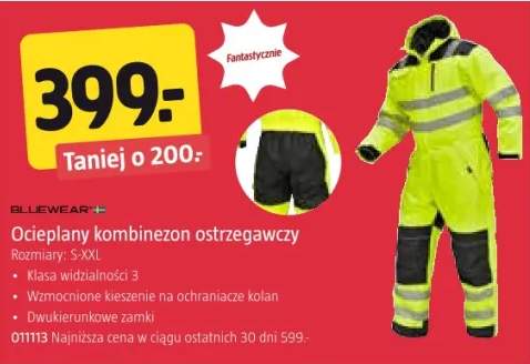 kombinezon ostrzegawczy