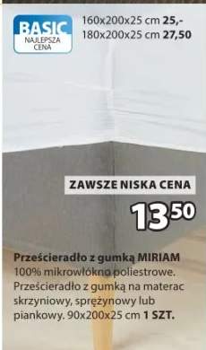prześcieradło z gumką