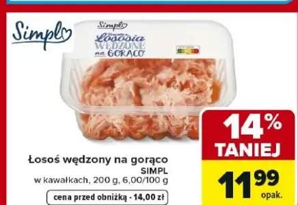 łosoś wędzony na gorąco