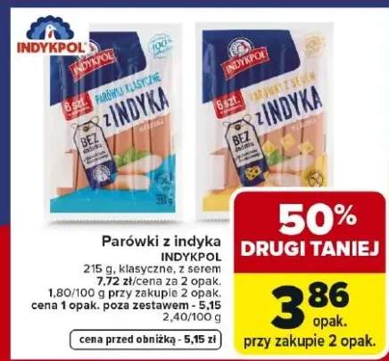 parówka z indykiem