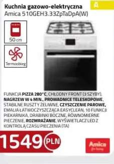 kuchenka gazowo-elektryczna