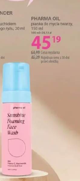 pianka do mycia twarzy