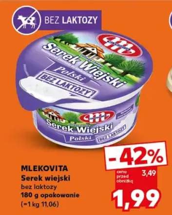 serek wiejski bez laktozy
