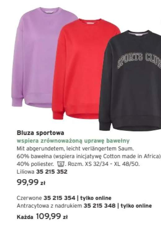 bluza sportowa damska