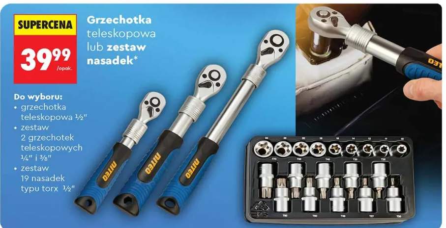 zestaw nasadek do usuwania śrub