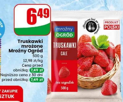 truskawki mrożone