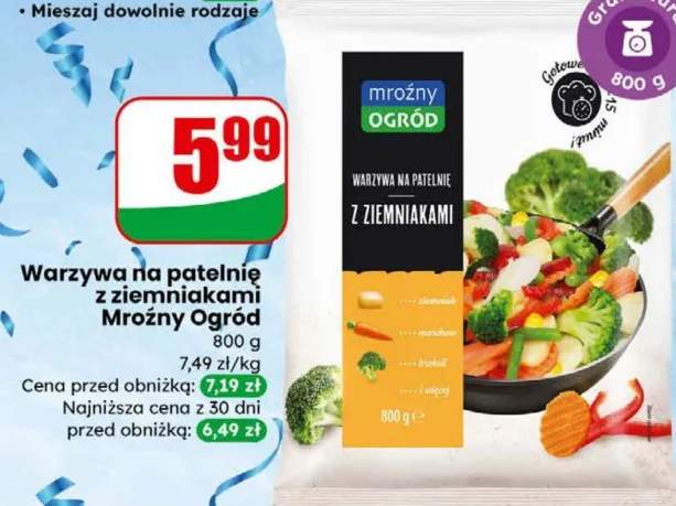 warzywa na patelnię