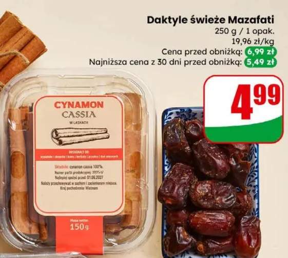 daktyle świeże