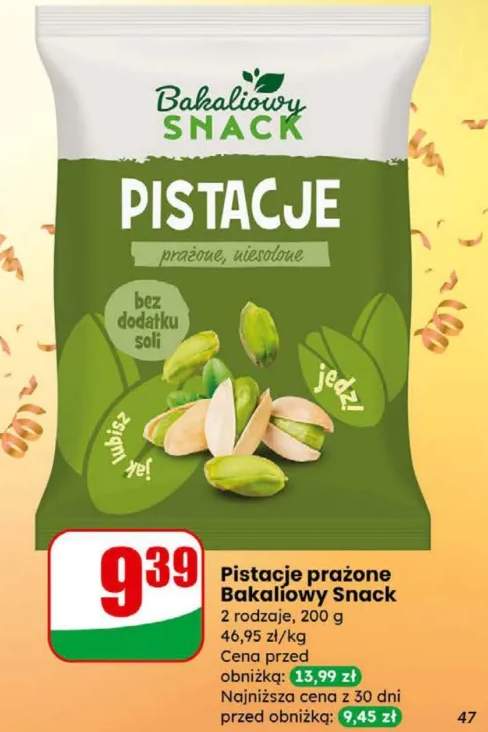 pistacje prażone