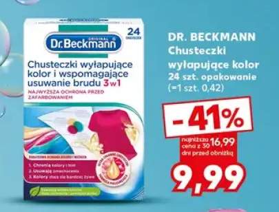 chusteczki wyłapujące kolor