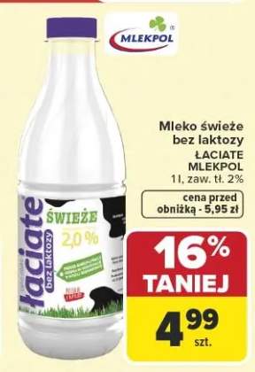 mleko bez laktozy