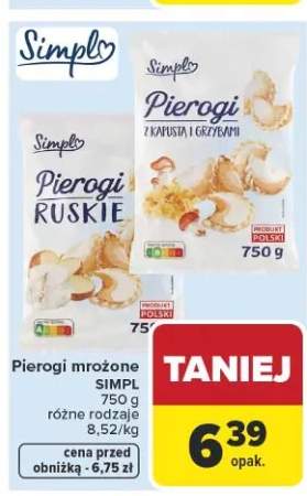 pierogi mrożone