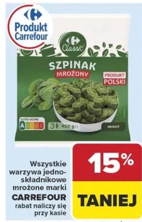 szpinak mrożony