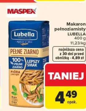 makaron pełnoziarnisty